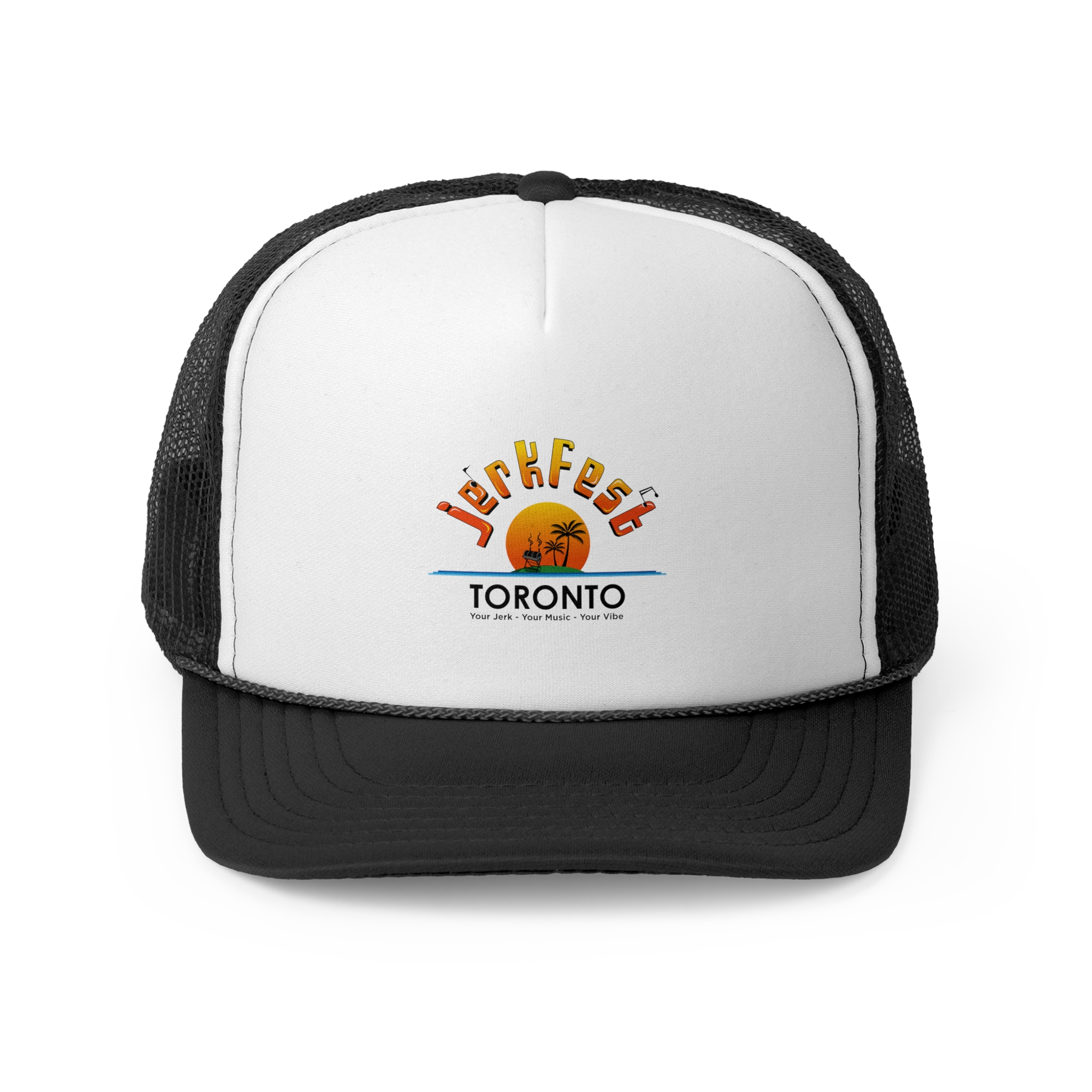 JerkFest Trucker Cap - Summer Vibes, Festival Gear, Outdoor Events, Gift for Him, Casual Headwear