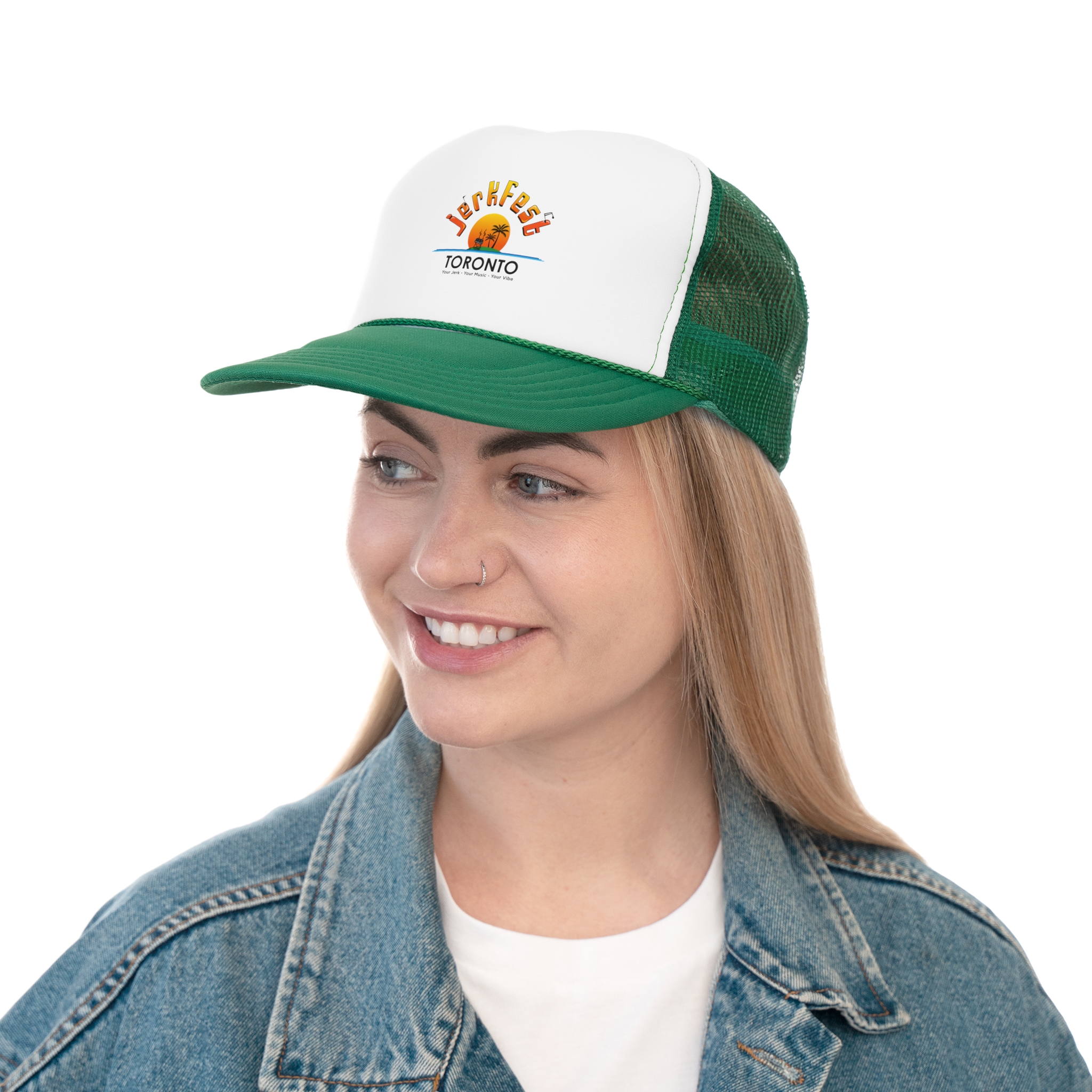 JerkFest Trucker Cap - Summer Vibes, Festival Gear, Outdoor Events, Gift for Him, Casual Headwear - Image 8