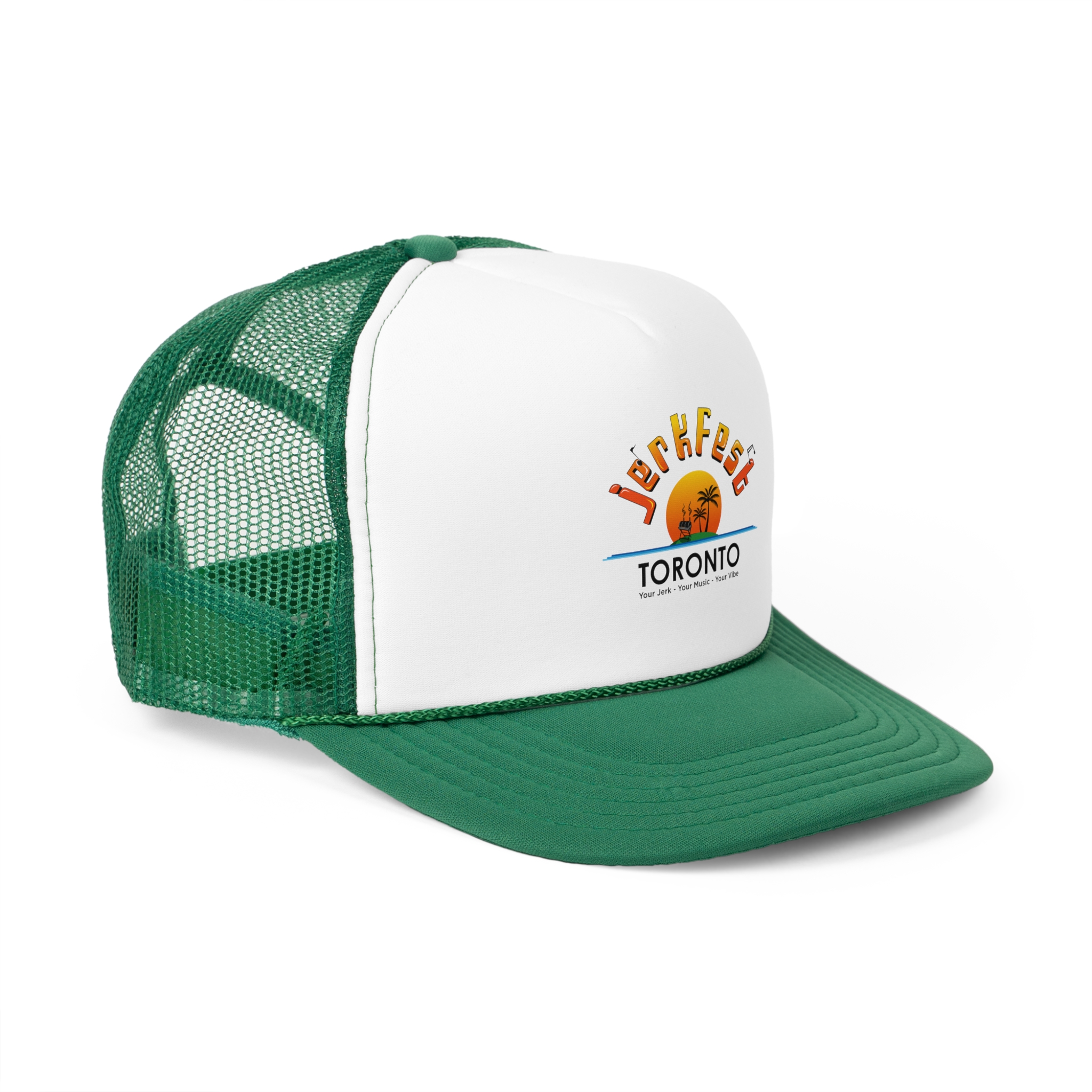 JerkFest Trucker Cap - Summer Vibes, Festival Gear, Outdoor Events, Gift for Him, Casual Headwear - Image 6