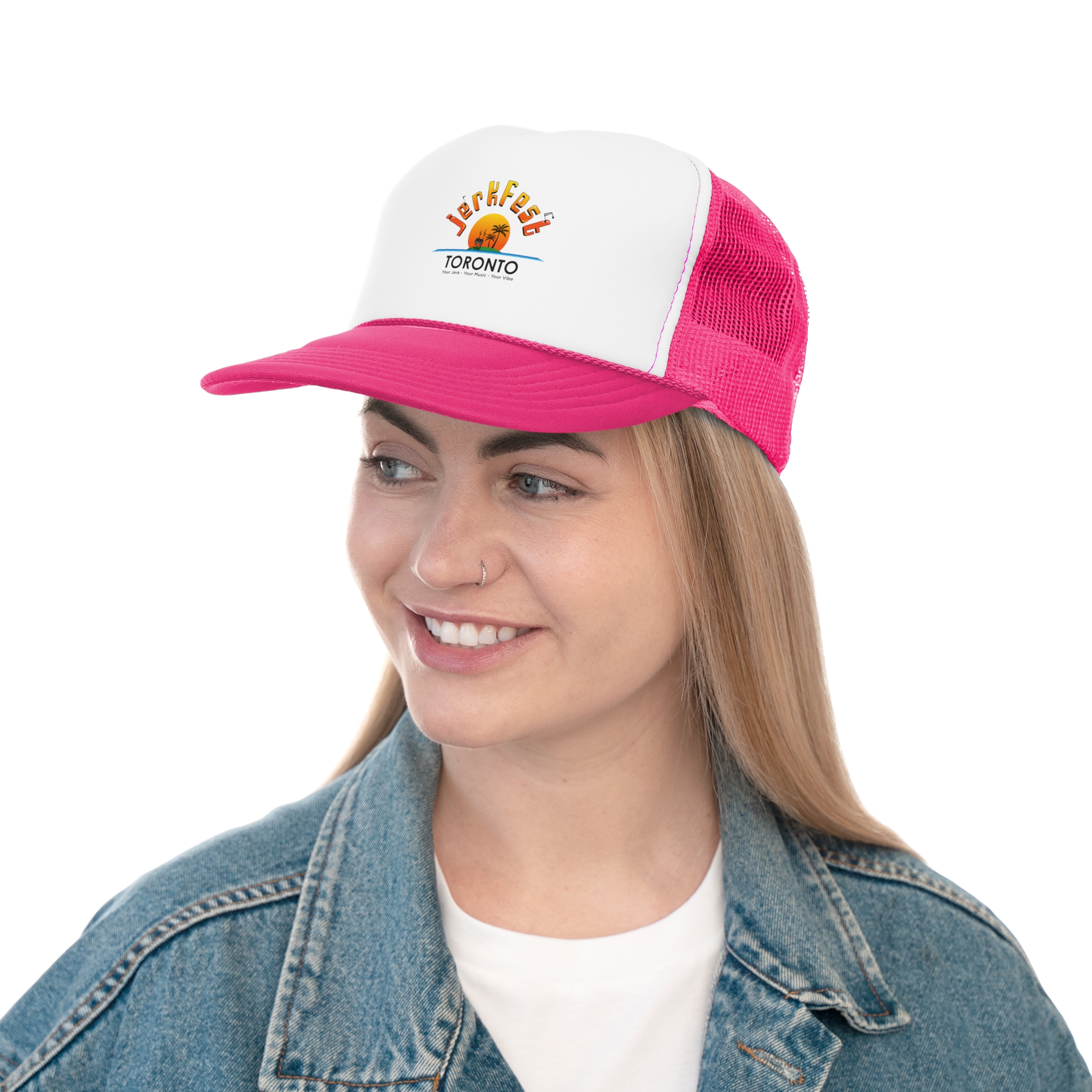 JerkFest Trucker Cap - Summer Vibes, Festival Gear, Outdoor Events, Gift for Him, Casual Headwear - Image 12