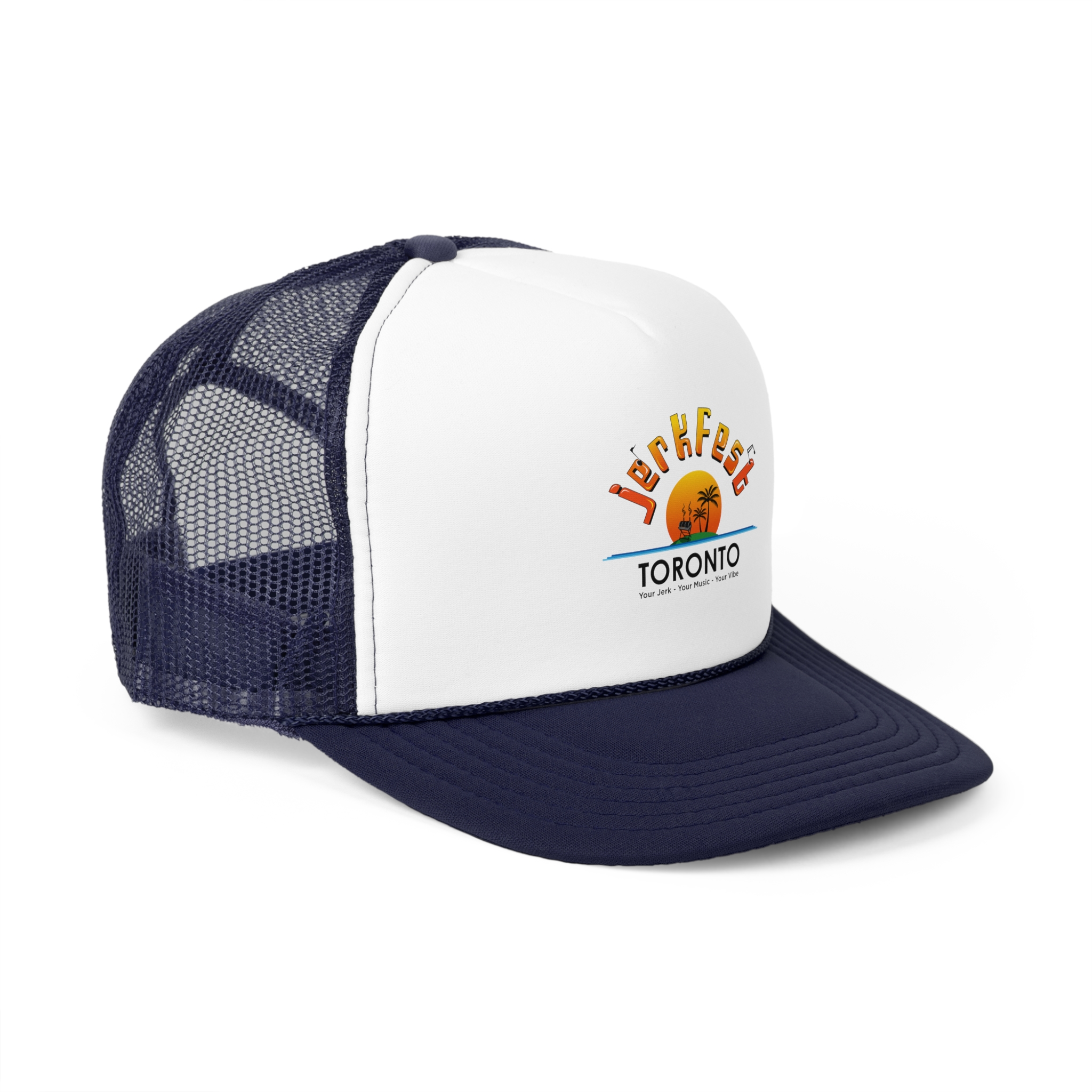 JerkFest Trucker Cap - Summer Vibes, Festival Gear, Outdoor Events, Gift for Him, Casual Headwear - Image 18