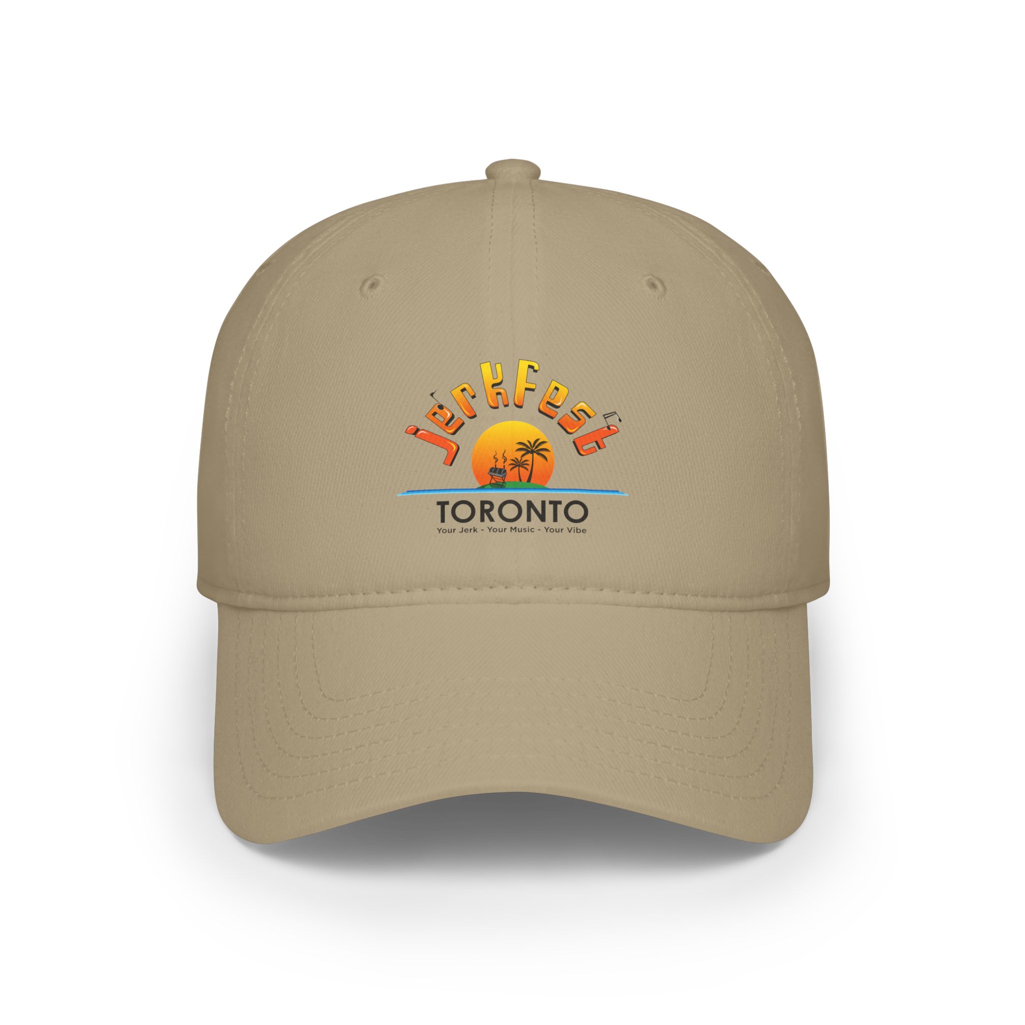 JerkFest White Low Profile Baseball Cap, Summer Hat, Festival Gear, Casual Wear, Outdoor Activities, Unique Gift - Image 9