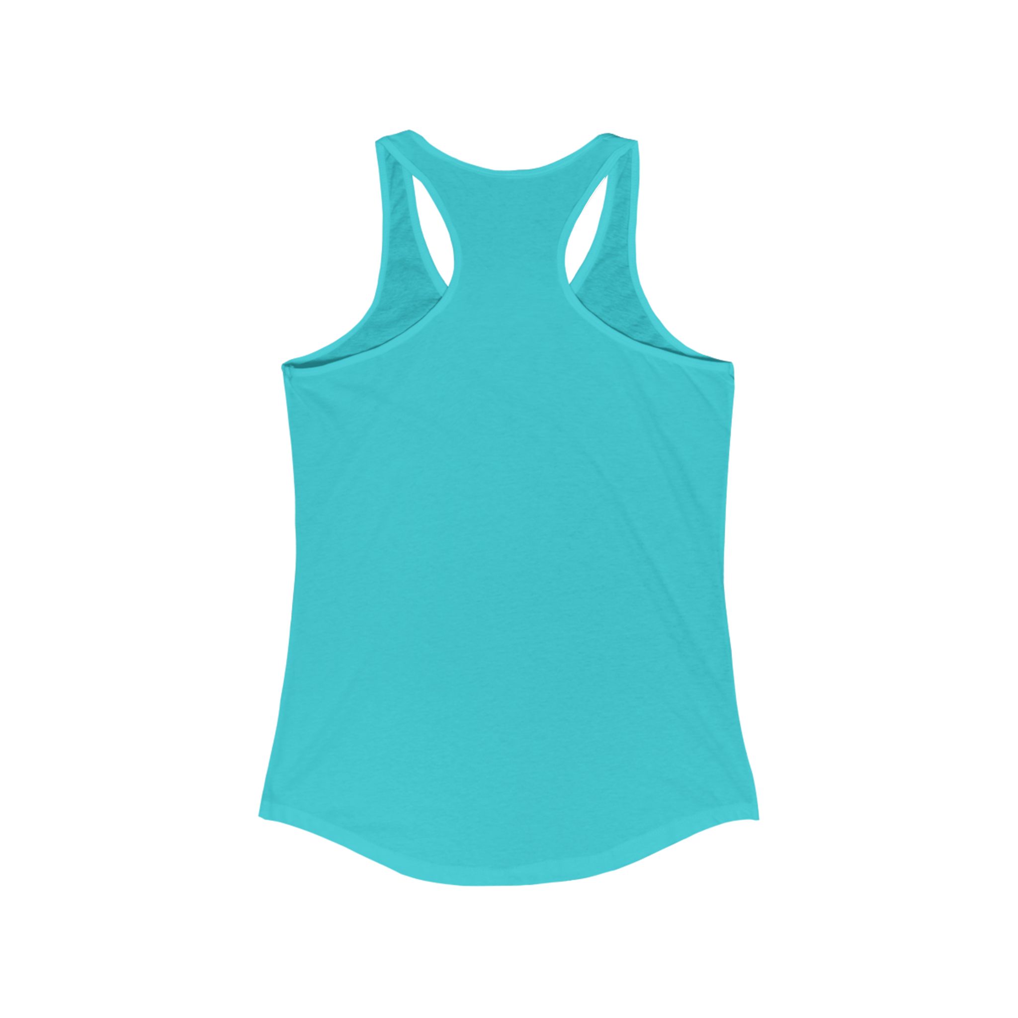 Tropical Graphic Tank Top - Women's Ideal Racerback, Summer Apparel, Vacation Wear, Beach Days, Gift for Her - Image 8
