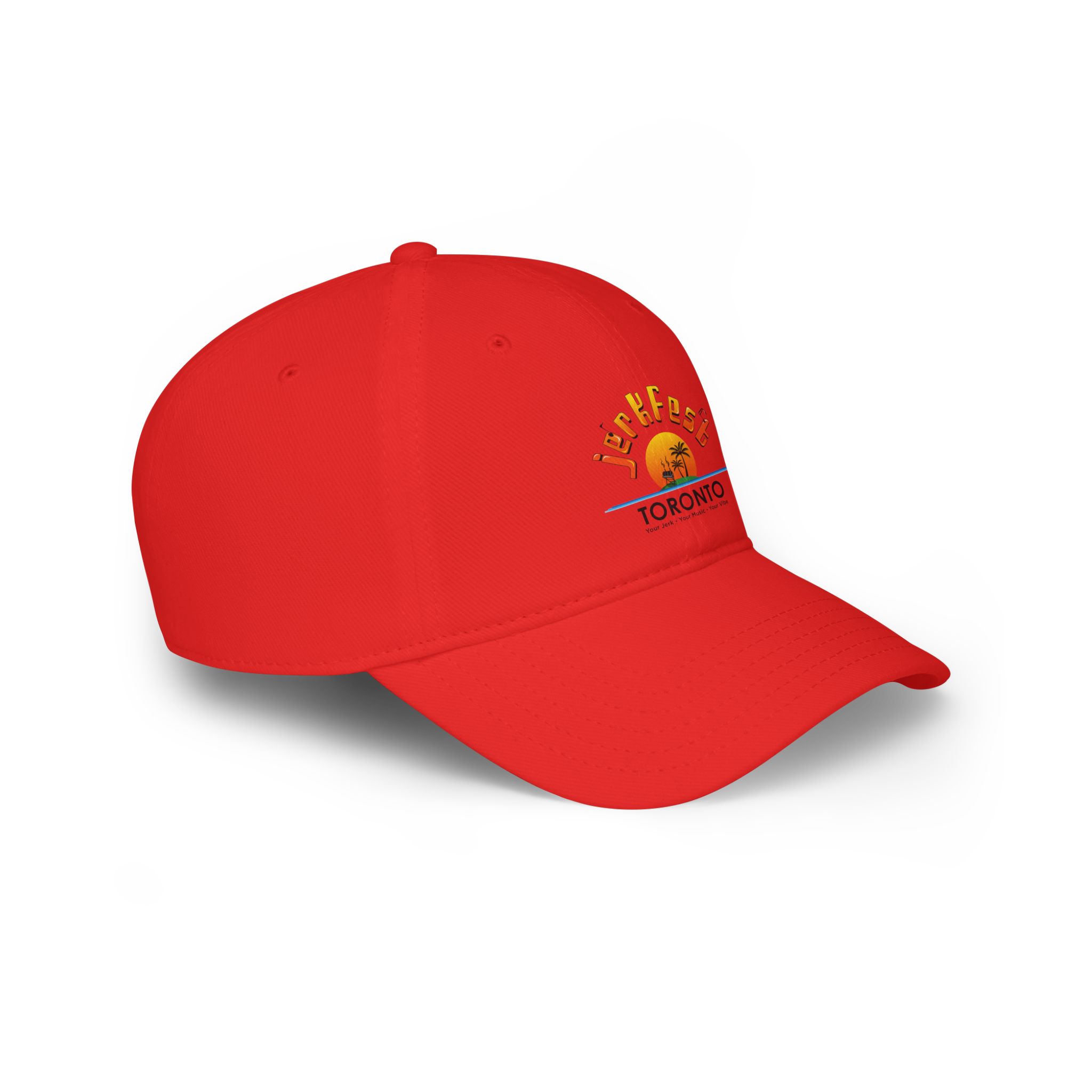 JerkFest White Low Profile Baseball Cap, Summer Hat, Festival Gear, Casual Wear, Outdoor Activities, Unique Gift - Image 7