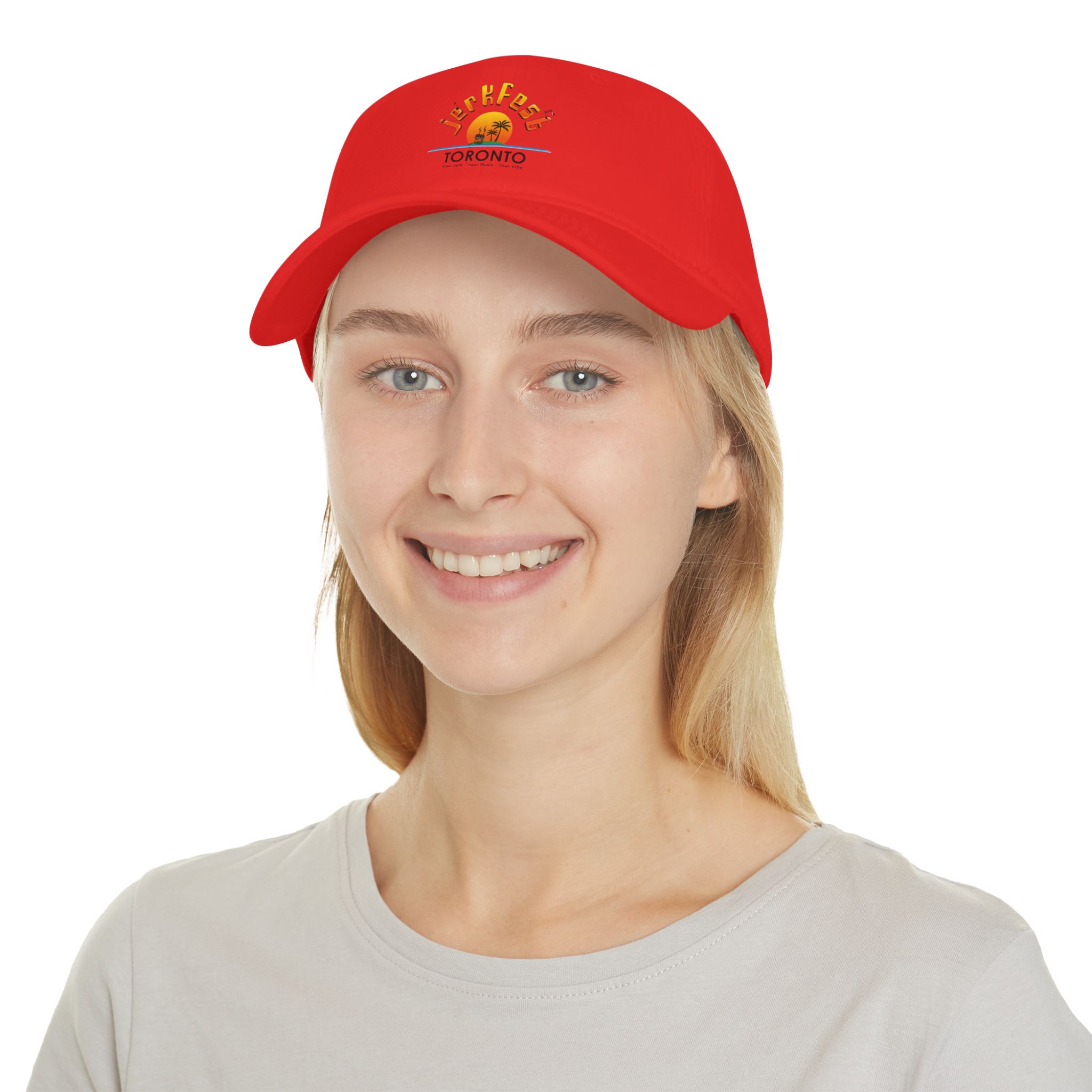 JerkFest White Low Profile Baseball Cap, Summer Hat, Festival Gear, Casual Wear, Outdoor Activities, Unique Gift - Image 8