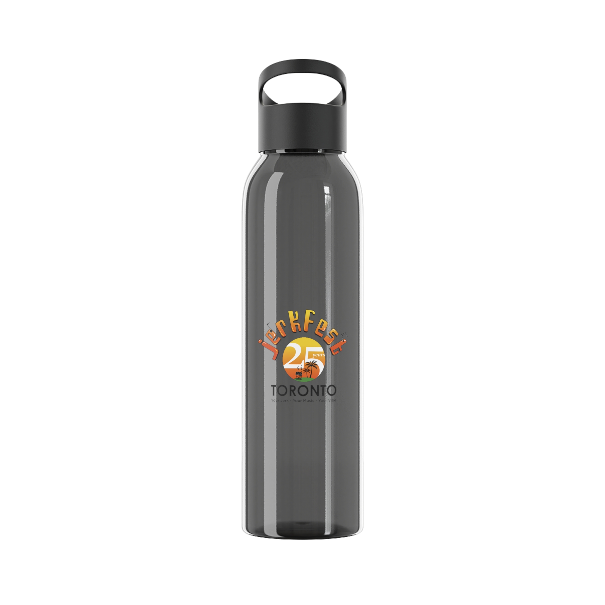 25th Anniversary JerkFest Toronto Water Bottle – Retro Sunset Logo Stainless Bottle - Image 7