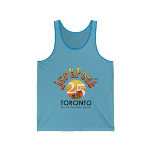 25th Aniverssary JerkFest Toronto Tank Top — Caribbean Food & Music Festival Tee