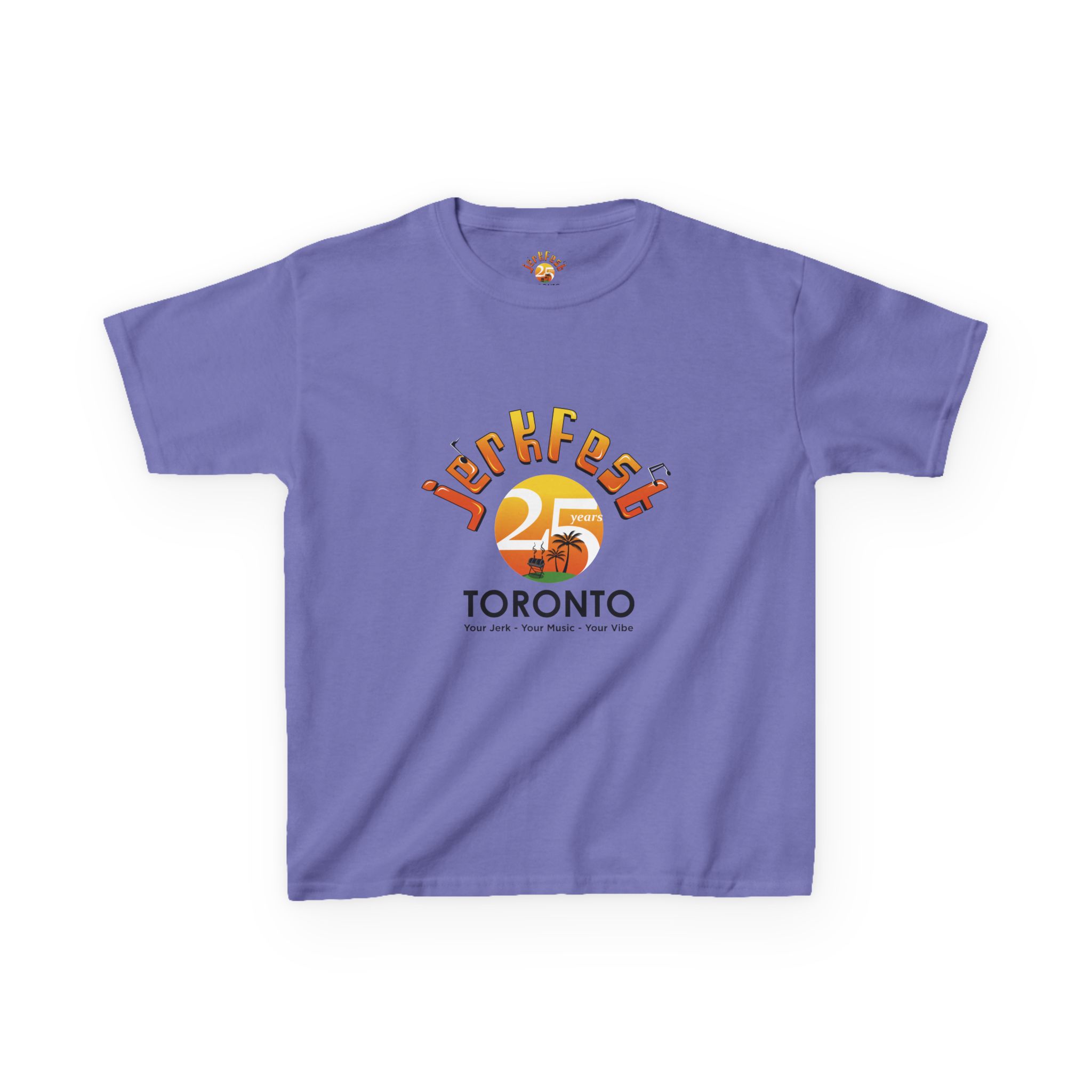 25th Aniverssary JerkFest Kids T‑Shirt — Retro Festival Logo Tee - Image 10