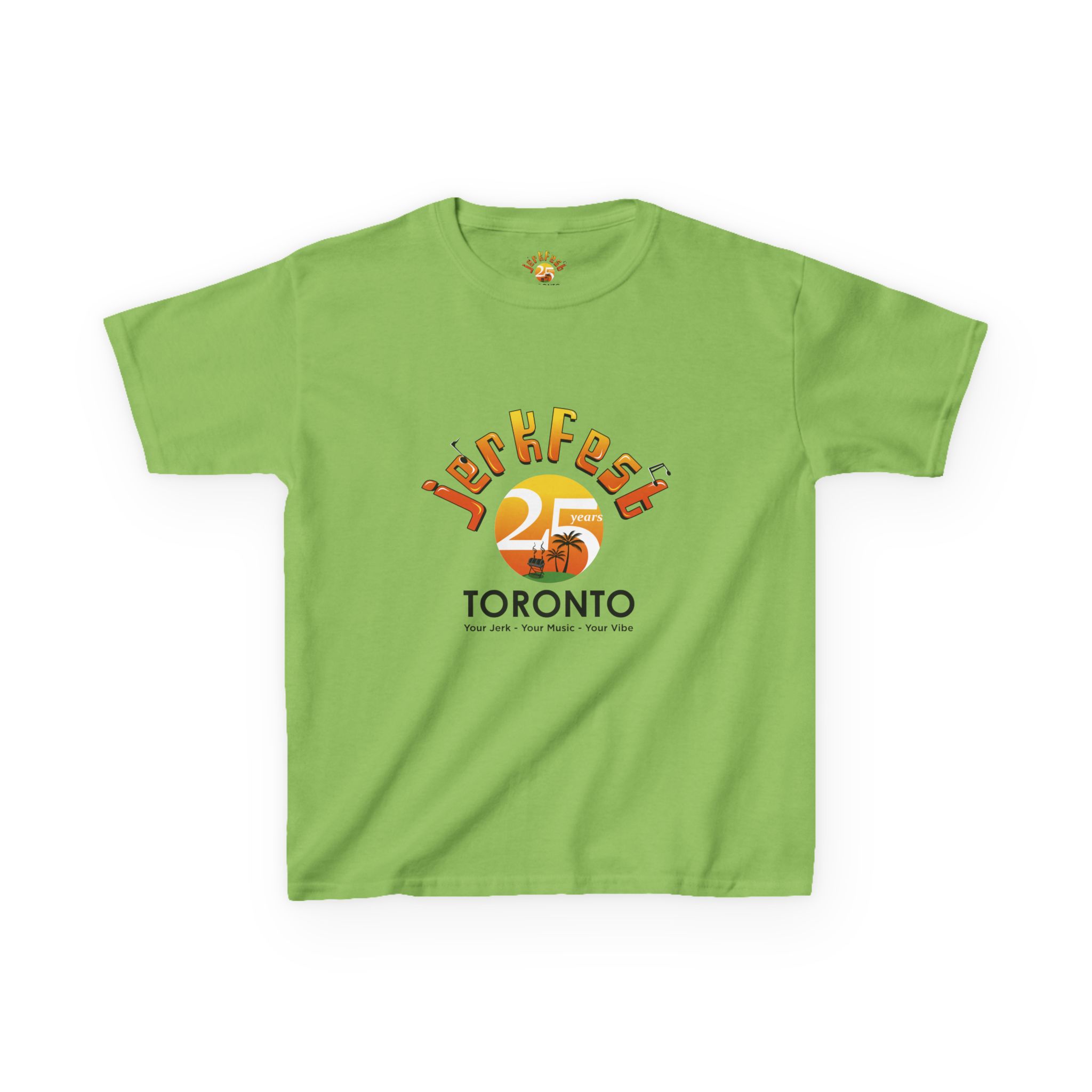 25th Aniverssary JerkFest Kids T‑Shirt — Retro Festival Logo Tee - Image 8