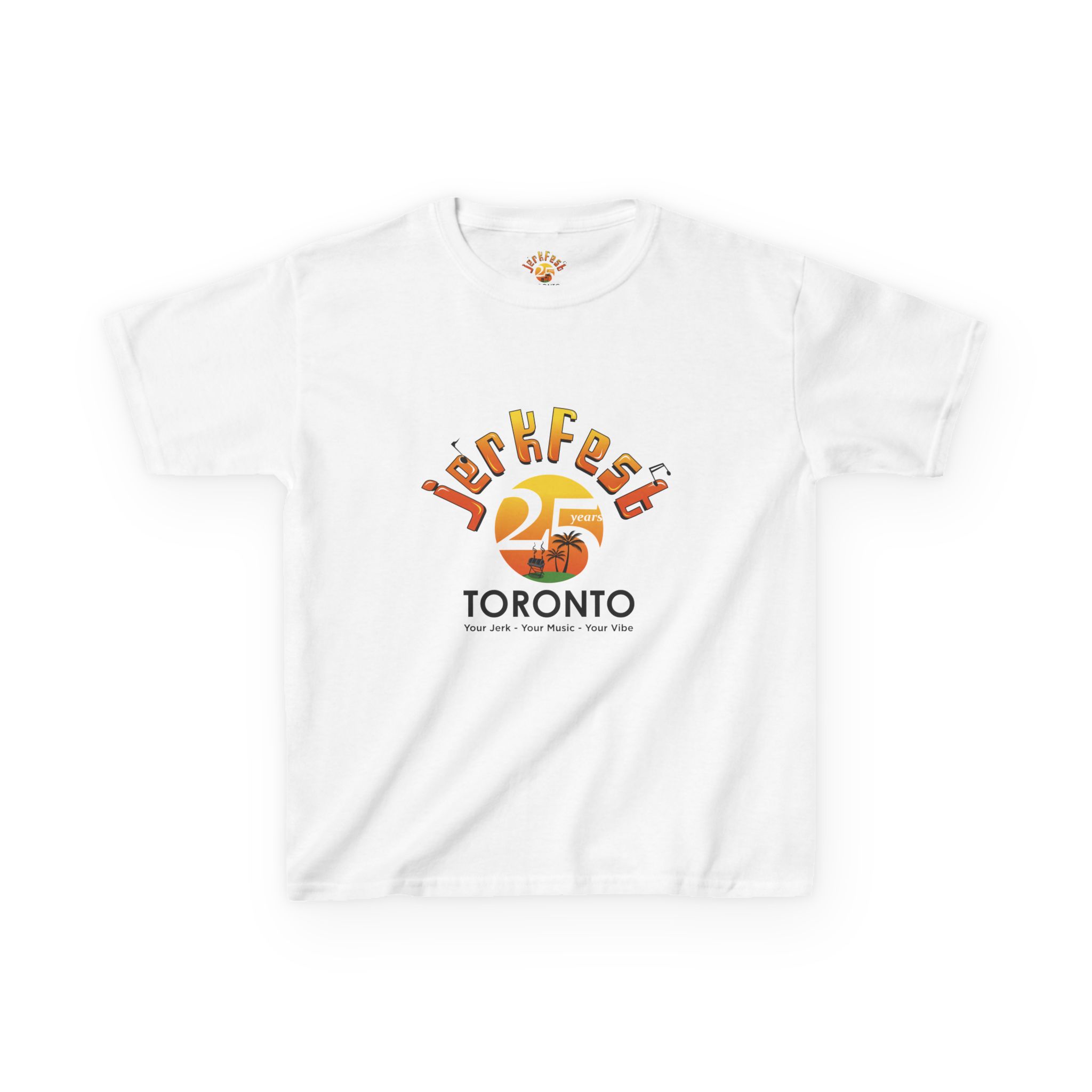25th Aniverssary JerkFest Kids T‑Shirt — Retro Festival Logo Tee - Image 4