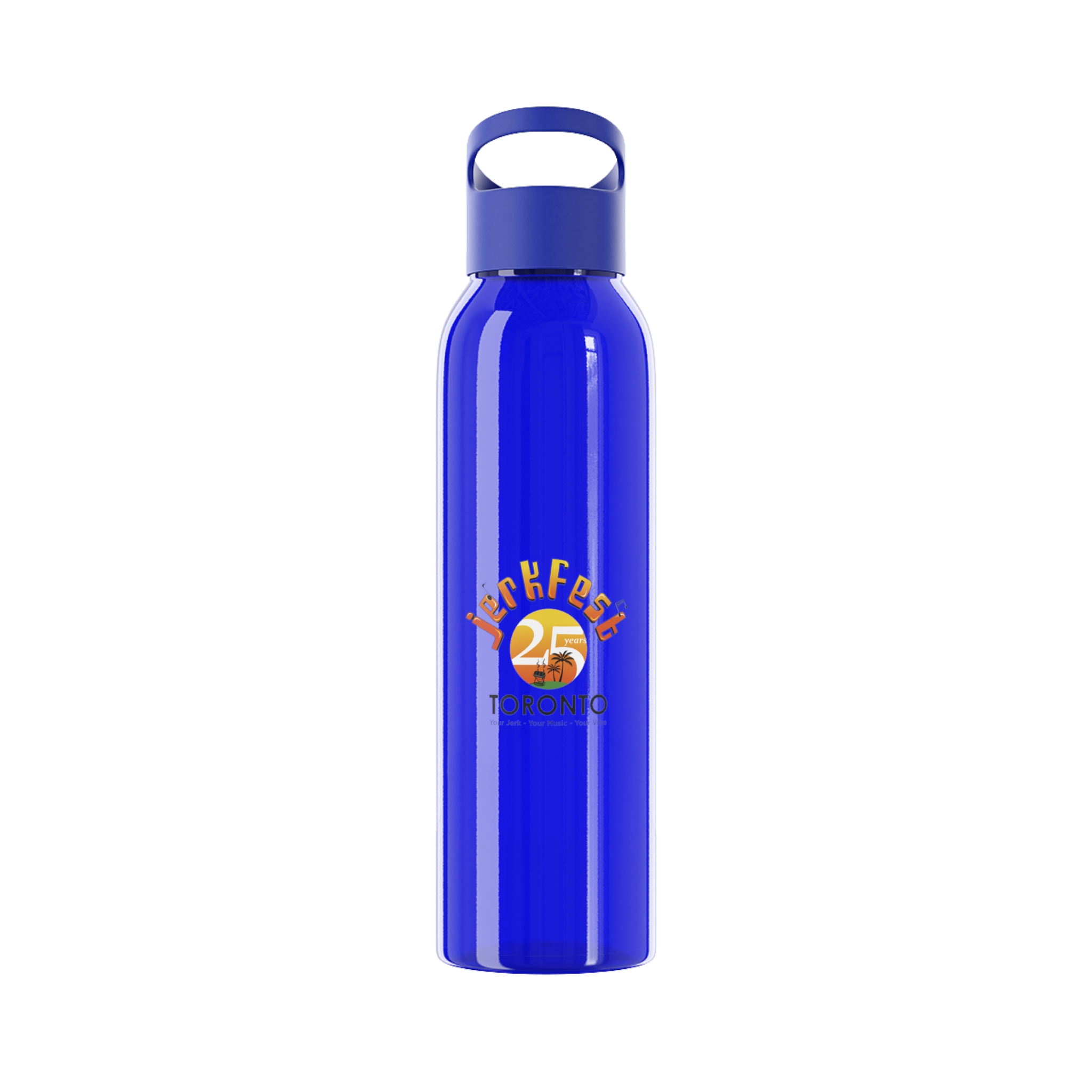 25th Anniversary JerkFest Toronto Water Bottle – Retro Sunset Logo Stainless Bottle - Image 5