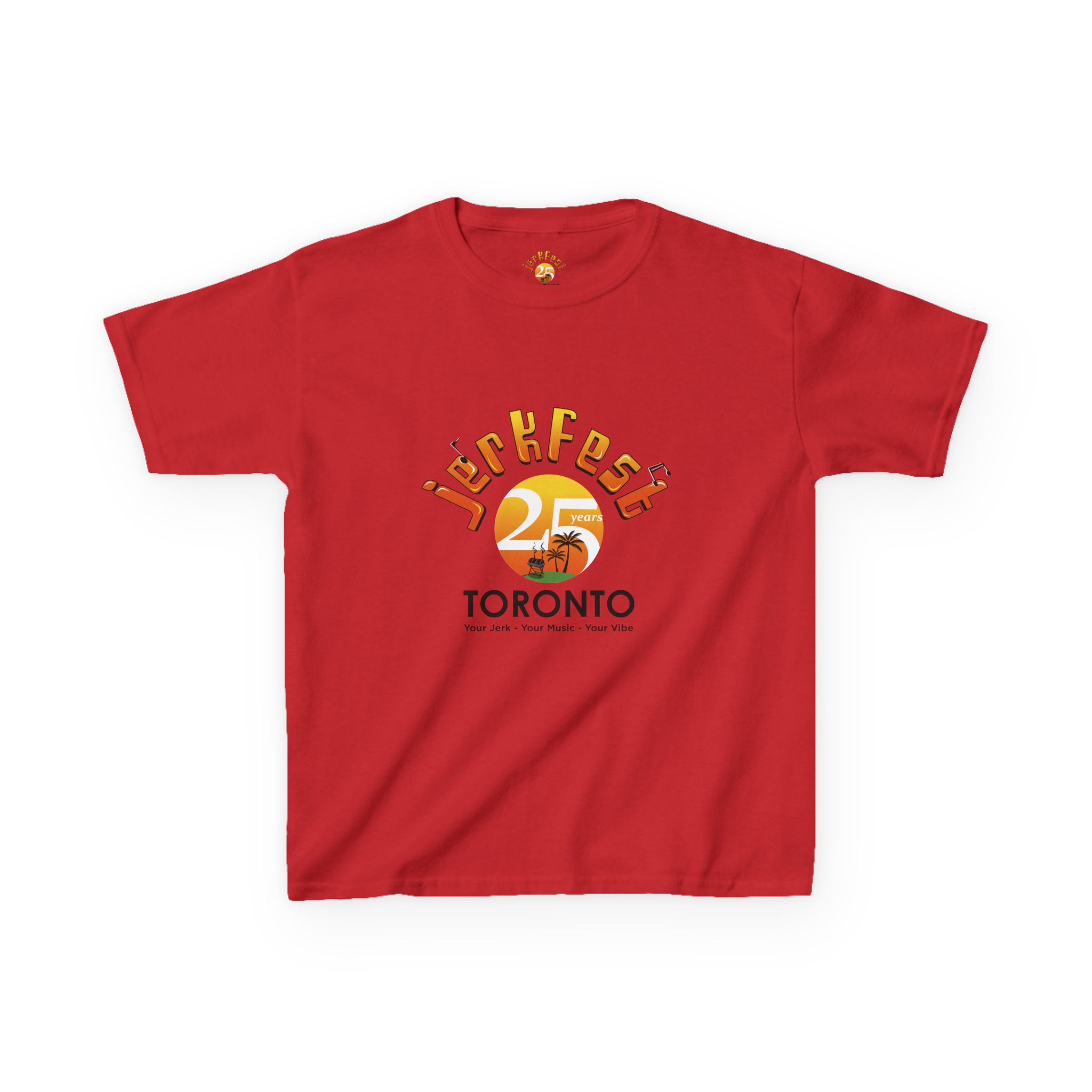 25th Aniverssary JerkFest Kids T‑Shirt — Retro Festival Logo Tee