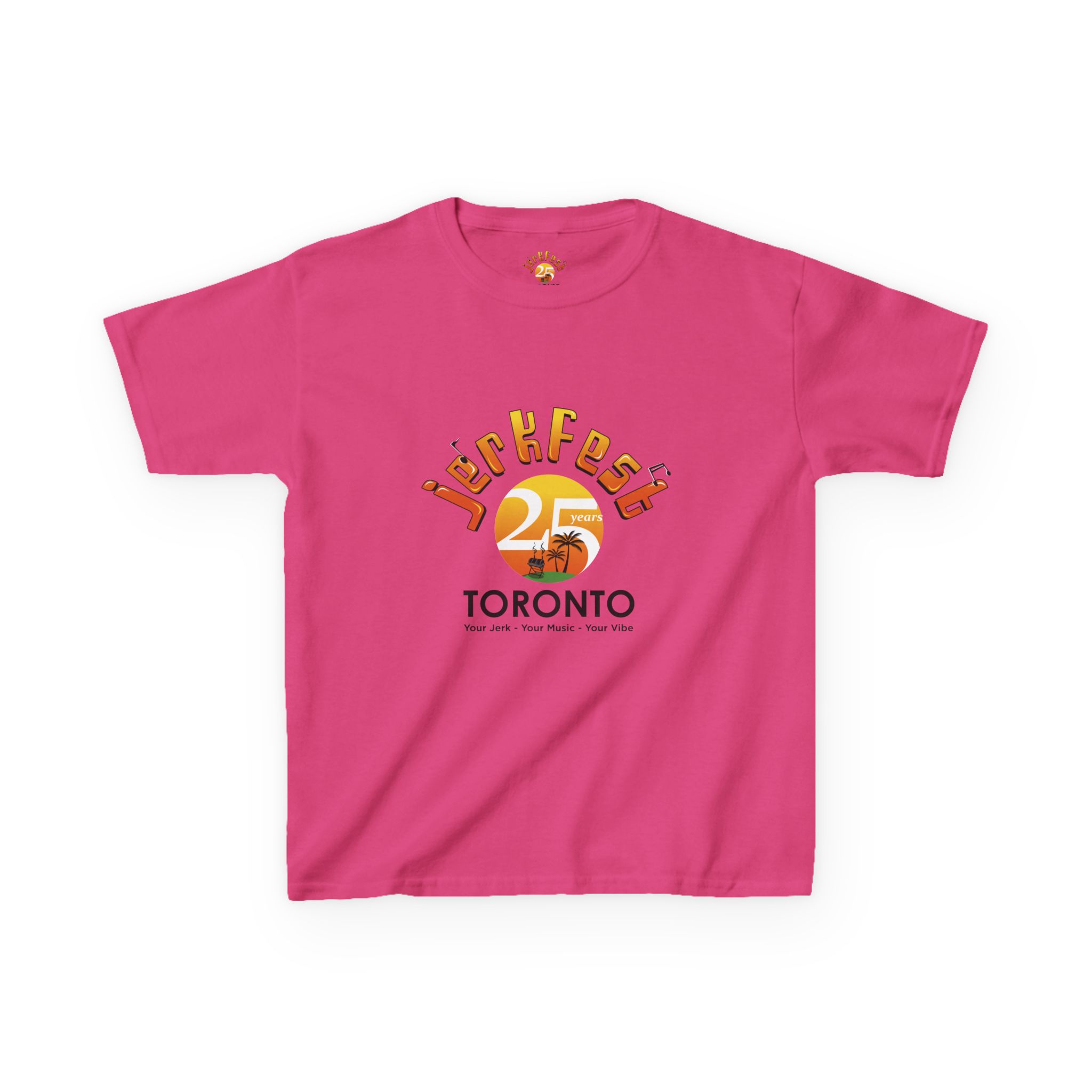 25th Aniverssary JerkFest Kids T‑Shirt — Retro Festival Logo Tee - Image 5
